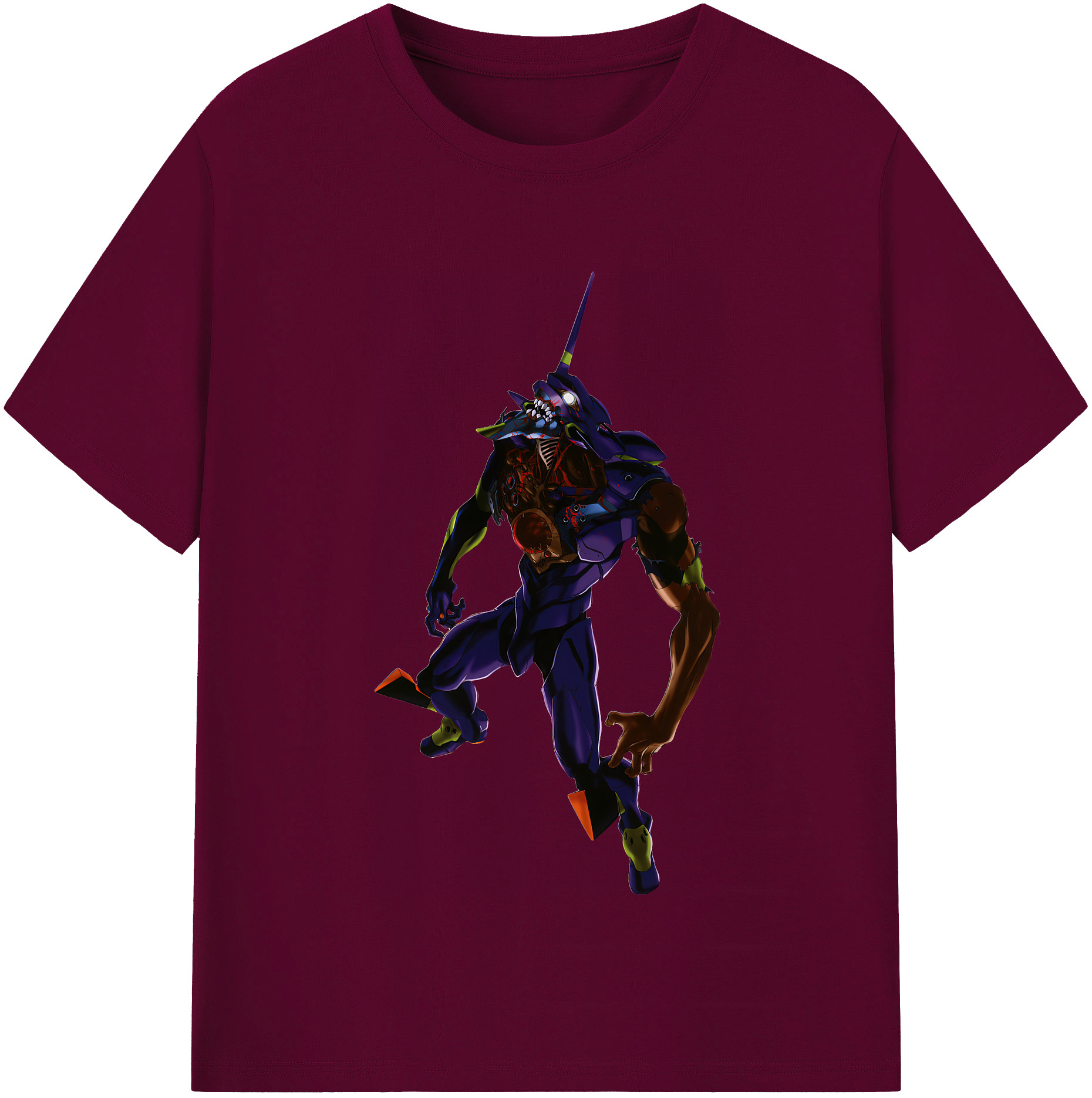 （画像用） EVA 新世紀エヴァンゲリオン レディースカジュアルプリントTシャツ（綿100％）